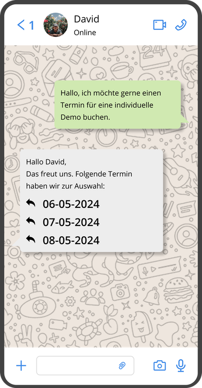 Individuelle Einrichtung von WhatsApp bei JUNE