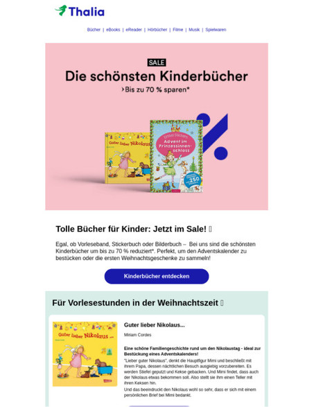 Thalia Livres Librairie Client de JUNE Online Marketing Site Template Case Sucess Story Revue